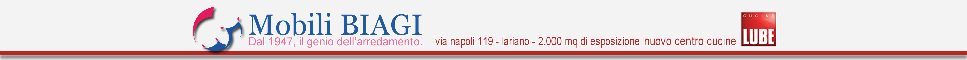 mobili biagi lariano